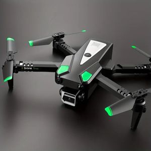 Drone pieghevole con doppia fotocamera con telecomando intelligente S125 flusso ottico HD (doppia/tre batterie), luce per visione notturna a LED, posizionamento del flusso ottico