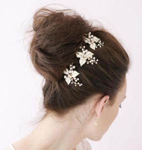 3 Stück Petite Emaille Blatt Tiaras Bobby Pin Braut Haarschmuck Pins Hochzeit Haarnadeln Pin Up Haarschmuck für Hochzeit Bräute6757392