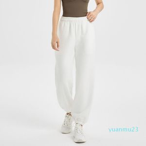 al Yoga Wear Pantaloni da jogging da donna Nono Pantaloni da jogging con corda elastica a vita alta Pantaloni con cinturino da allenamento a vita alta 3 colori