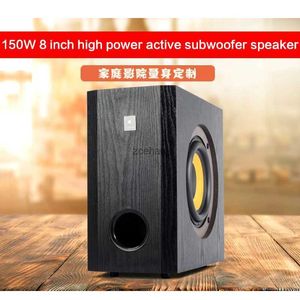 Bookshelf Speakers 150W High Power Active Subwoofer 8 Inch Home Theater HiFi Fever Speaker Super Bass Speaker High Fidelity Long Stroke Bass