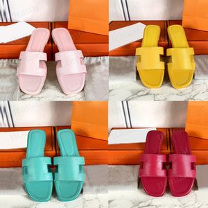 Luxury Women Sandals Designer Slippers Brodery Classic Slides Sandal Floral Flip Flops Flat Woody Mules Beach Leather Rubber Flower Loafers Platform Shoes 35-42