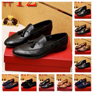 40 Style Full Brogue Men Buty Sukienki Casual Buty Białe patchwork Kolor Oxford Oryginalne skórzane buty Party Dżentelmen Brytyjski Rozmiar 38-46