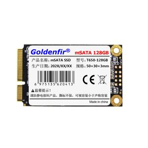 Goldenfir SSD mSATA 32GB 60GB 64GB 120GB 128GB 240GB 256GB 512GB 1TB SATAIIIchip de interface tem desempenho estável e alta velocidade
