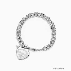 Designer Jewelry for Women Bracelet Classic T Brand 925 Sterling Silver Heart Diamond Arrowhead Love Pendant Bracelet Fashion Handwear Wholesale