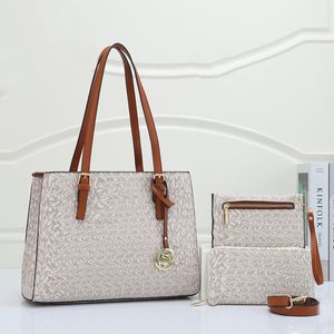 2024 designer bag Women Handbag Leather Printed Shopping Bag Women Crossbody Fashion Shoulder Bag Large Luxury 3 piece set wallet