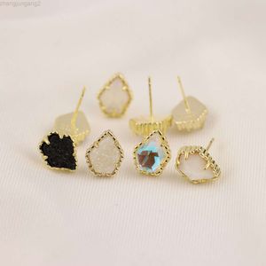 2024 Designer Kendras Scotts Neclace Jewelry Style Autumn and Winter Irregular Crystal Cluster Earrings with Versatile Design