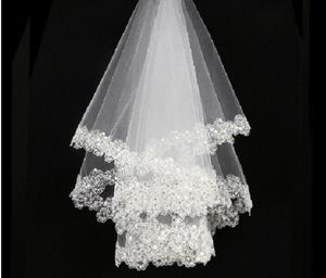 2017 new accessories charming wedding the bride039s wedding veil of no comb veil ED889 sequins applique veil6838828