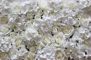 Kwiaty dekoracyjne Spr 10pcs/działka sztuczna jedwabna róża kwiatowa ściana ślubna