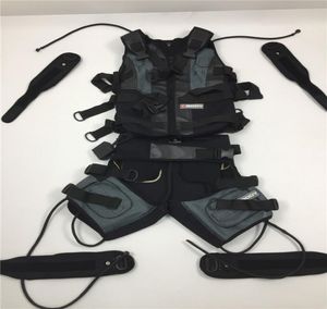 EMS Training Suit Xbody Vest Xbodi Ems Fitness Training suit with Vest Pant 20 Electrodes Arm Calf Pads Electrical Muscle Stimul1524672