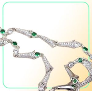Varumärkesfashionfest festsmycken för kvinnor Bankett Tassel Pendant Crystal Necklace Hyperbole Necklace Fine Costume Jewelry6854784