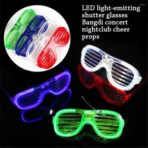 Sonnenbrille 2PCS Mode Blinkende Party LED Licht Gläser Bunte Up Glow Weihnachten Geburtstag Halloween Liefert