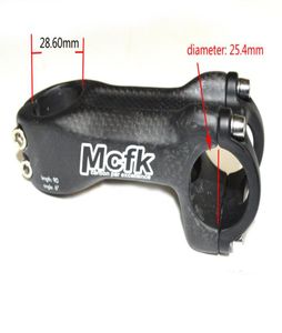 MCFK Cykelstam 3K Carbon Fibe MTB Folding Bike STEM för 254 mm Starter Cycling Parts Matte2530592