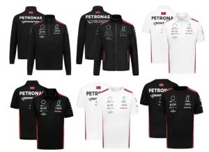 Yeni F1 Formula 1 Yarış Kapşonlu Yaz Kısa Kollu Polo Takım Aynı Stil ile Özelleştirilmiş