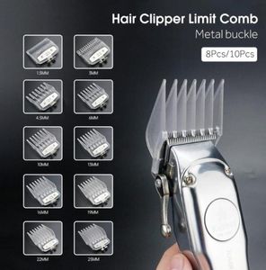 Hårborstar Universal Clipper Limit Comb Guide Combs Professional Trimmer Guards Attachment Haircut Tools Guard Barber Shop Acces6100667