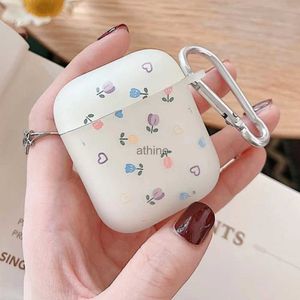 Чехлы для мобильных телефонов Tulip Design для AirPods Pro 2-го поколения Защитный чехол для Airpods 2/3/1 Smiling Earphone Protector Flower Mate soft YQ240117