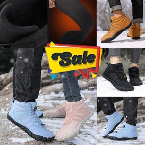 Stivali tattici da uomo invernali di marca di alta qualità Sneakers in pelle impermeabili Scarpe da uomo calde Stivali da neve Stivali da trekking da uomo all'aperto da lavoro