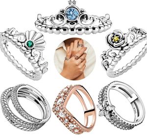 2022 Popolare anelli in argento 925 catena modello Ms. Gioielli originali accessori moda fai da te regalo di produzione5898638