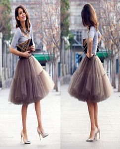 Spring skirt Knee Length Pretty Women Girl Tulle Adult Tutu Layeredr mini Skirt A Line Bust Skirts Custom Made Dress4257887