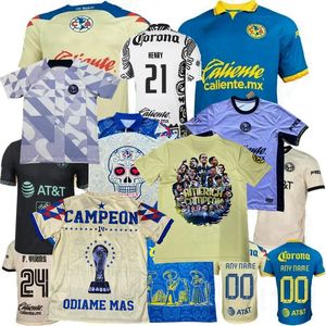 Liga Mx Club America Soccer Maglie 2024 K.AlVarez J.Quinones D.Valdes G.ochoa Giovani Fidalgo M.Layun A.Zendejas 21 22 23 24 Football Men Domen Kits Shirt 4xl