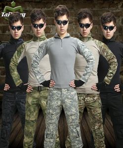 11 ألوان صيد الملابس Airsoft التمويه بدلة عسكرية معدات كرة الطلاء غير المرغوب فيها العسكرية قميص القتالي موحد 6810171
