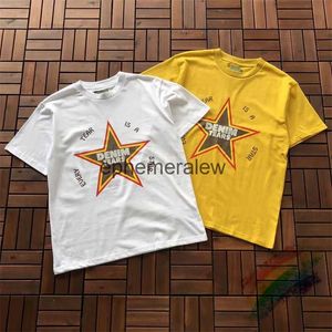 Men's T-Shirts Five-Pointed Star Print Denim Tears T Shirt Men Women Best Quality Oversize Casual T-Shirt Teeephemeralew