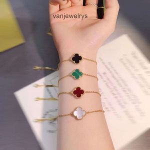 Van Jewelrys Van Clover Pulseira Van Four Leaf Clover Pulseira Designer Clef Cleef Pulseiras Van Clover Pulseira Designer 4Four Leaf Clover V Gold Four Grass Fourlea