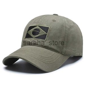 Bola Caps Homens Brasil Bandeira Boné de Beisebol Masculino Snapback Homens Mulheres Bones Trucker Cap Camo Dad Hat Brasil Camouflage Caps Bone Gorras Hombre J240117