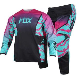 Racing Set 2023 Motocross Gear Set 180 Nuklr Jersey Pants Moto Cross Enduro outfit Woman Men Race Suit