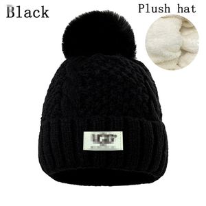 Beanie Bonnet Hat for Mens Women Fashion Casual Hats Fall och Winter Wool Sticked Cap Cashmere Bonnets Caps H-13