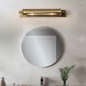 Vägglampor skåpslampa antik brons kosmetisk spegel lyx europeisk fåfänga bord badrum