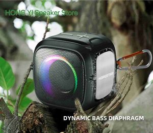 Bokhyllhögtalare HopeStar Party One Mini Portable Bluetooth Högtalare Outdoor High Power Subwoofer Mobiltelefon Stand FM Gaming Waterproof Speaker