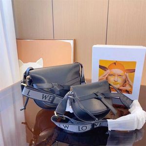 Fashion 10a Designer Saddles Bag Women Shoulder Handbag High-end Wallet Real Cowhide Bow Clamshell Luxury Alphabet Broadband Sub Crossbody