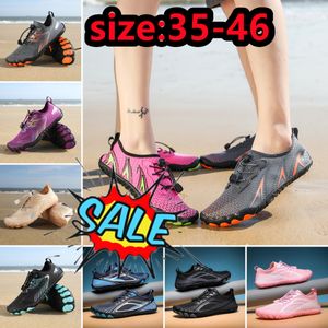 2024 Summer Swimming Water Shoes Men Women Elastic Quick Dry Aqua Shoes Unisex Outdoor Beach Barefoot Slippers Sandal big size