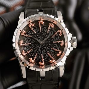 Montre de Luxe Men Watches 45x15.7mm機械ムーブメントスチールラグジュアリーウォッチ腕時計