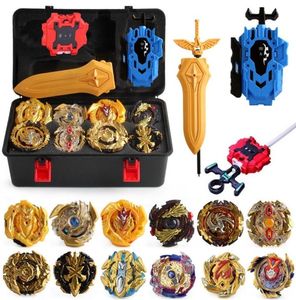 New Beyblade Burst GT Bey Blade Toy Metal Funsion Bayblades Set Storage Box med Launcher Plastic Box Toys for Children 88790 T2007730517