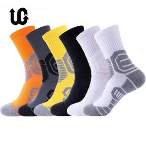 6Pairs Sport Professional Cycling Socks Basketball Football Soccer Running Trekking Calcetines Ciclismo Hombre Men Women 240117