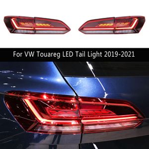 Auto Parts For VW Touareg LED Tail Light 19-21 Car Accessories Tailllight Assembly Streamer Turn Signal Brake Reverse Parking Lights
