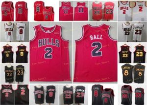 City Earned Edition Lonzo 2 Ball Basketball Jerseys Zach 8 LaVine Coby 0 White DeMar 11 DeRozan 23 Michael Men Stitched Size S3XL9057325