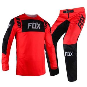 2021 MX ATV Mach Jersey Suit for Honda Motocross Motocross Motorbike Racing Gear Zestaw męskich zestawów wyścigowych