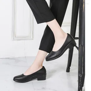 Kleidschuhe 2024 Damenpumpen Beruf Frau Damen Arbeits Slip On Bank El Schuhe Zapatos Mujer