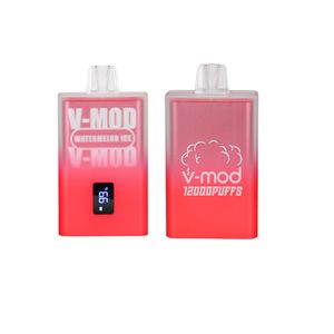 Cewka z cewki siatkowej 12K Komodo V-Mod jednorazowe Vape 12000 Puffs ładowalny papieros E z cyfrowym ekranem ekranu LCD