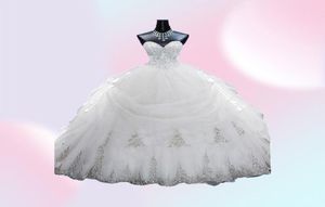 2017 16 Years Dress Ball Gowns Debutante Quinceanera Dresses Lace Appliques Organza Gold Beaded Sequined Masquerade Gowns Custom M6631495