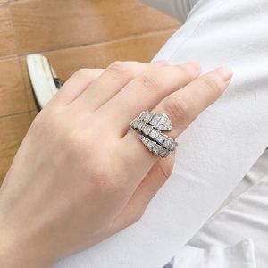 Wrapp-Ringe, Schmuck mit Steinring, 3-farbig, offener Anillo-Ring, 18-Karat-Goldplattierungsring, Schlangenringe, Größe 6, 7, 8, 9, Option Serpentii-Set, Geschenke