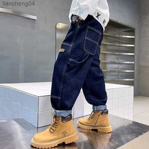 Jeans Big Boy Jeans For Kids Trousers Boys Pants Children's Clothing 10 12Years Boy's Child Baggy Summer Clothes Teenager New Jeans