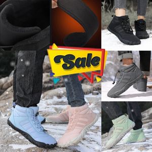 Boots Brand Men Winter Snow Boots Waterproof Leather Sneakers Super Warm Men's Boots Outdoor Male Hiking Boots Work Shoes eur35-48