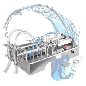 Máquina de enchimento multifuncional de pasta líquida com cola de gel semiautomática