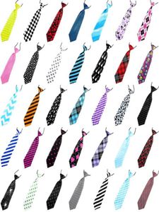 Kids Necktie Adjustable Elastic Neck Tie The Necktie Baby Accessories Printed Ties Multi Styles Mixed1815942
