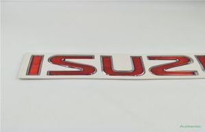 För Isuzu 3D -lastbilar delar billogo bakre bokstäver märke emblem klistermärke6245471