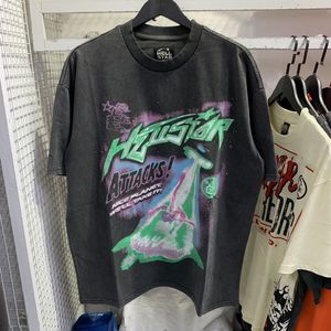 N45d Tee Cotton Star T ShirtsグラフィックメンズメンズTシャツ女性Tシャツ通気性Tシャツプリントヒップホップロックヴィンテージゴシックストリートグラフィーデザイナー