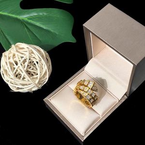 Ring design 3 color sizer jewelry multi styles jewelry ring size 8 9 ring serpent wrapp rings size 6 7 8 9 options18kgold plated anillo letter set gifts
